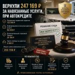Победа в суде по навязанным услугам при автокредите. Дело № 2-1985/2026